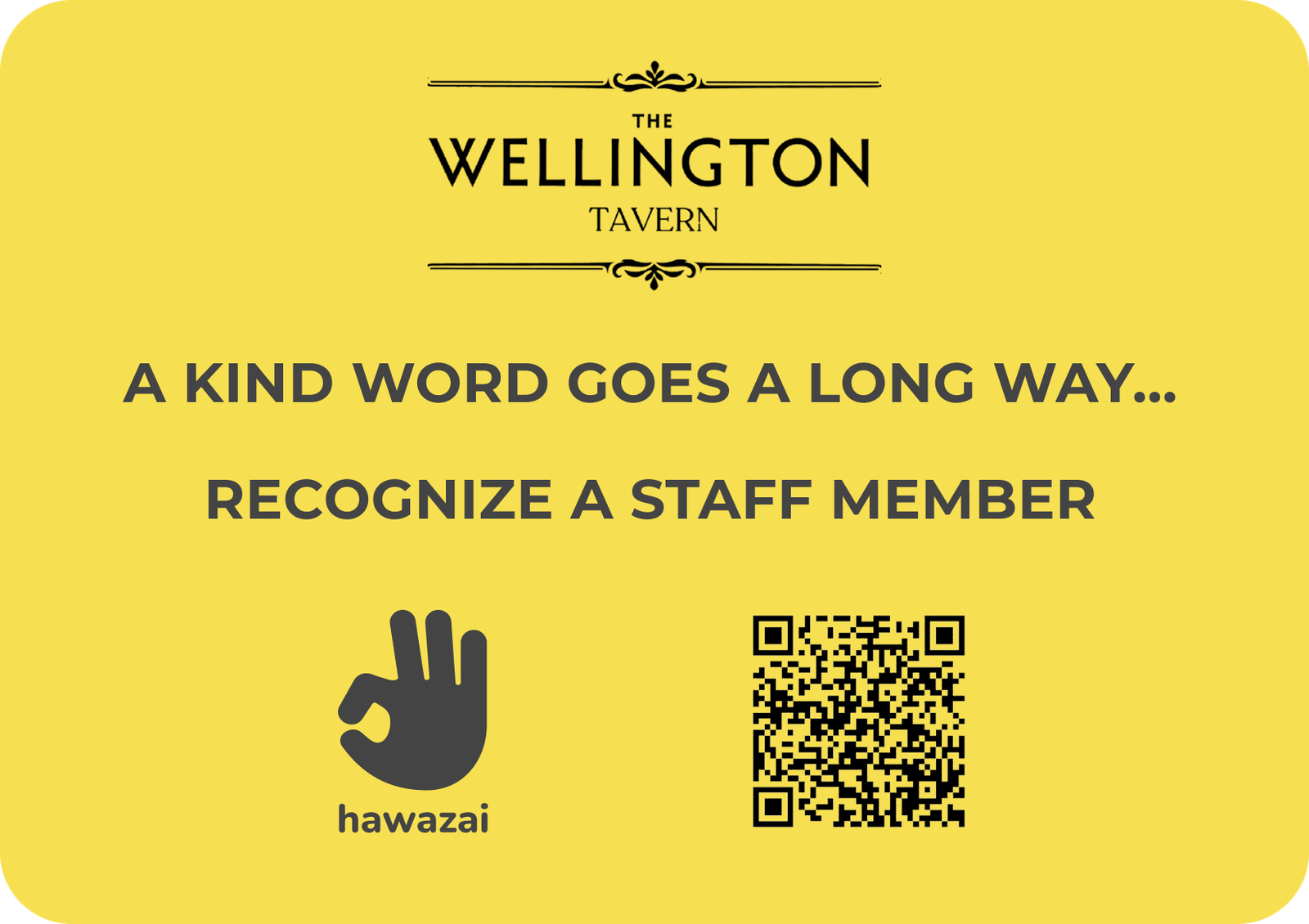 The Wellington — Hawazai customer